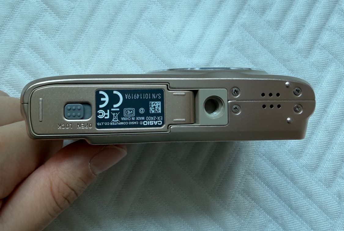 태연, 방지민 디카 casio 카시오 엑슬림 z400 골드 상품이미지3