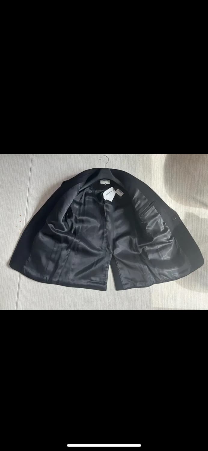 KI MYUNG 싱글 브레스티드 울 자켓 블랙 48사이즈 새제품 팝니다 상품이미지6