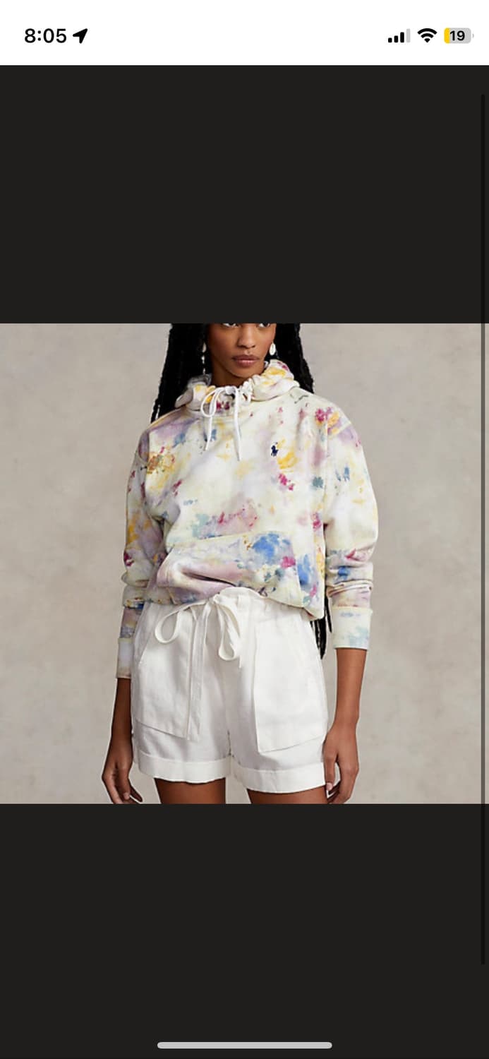 폴로랄프로렌 우먼 페인트후드티 M사이즈 상품이미지5