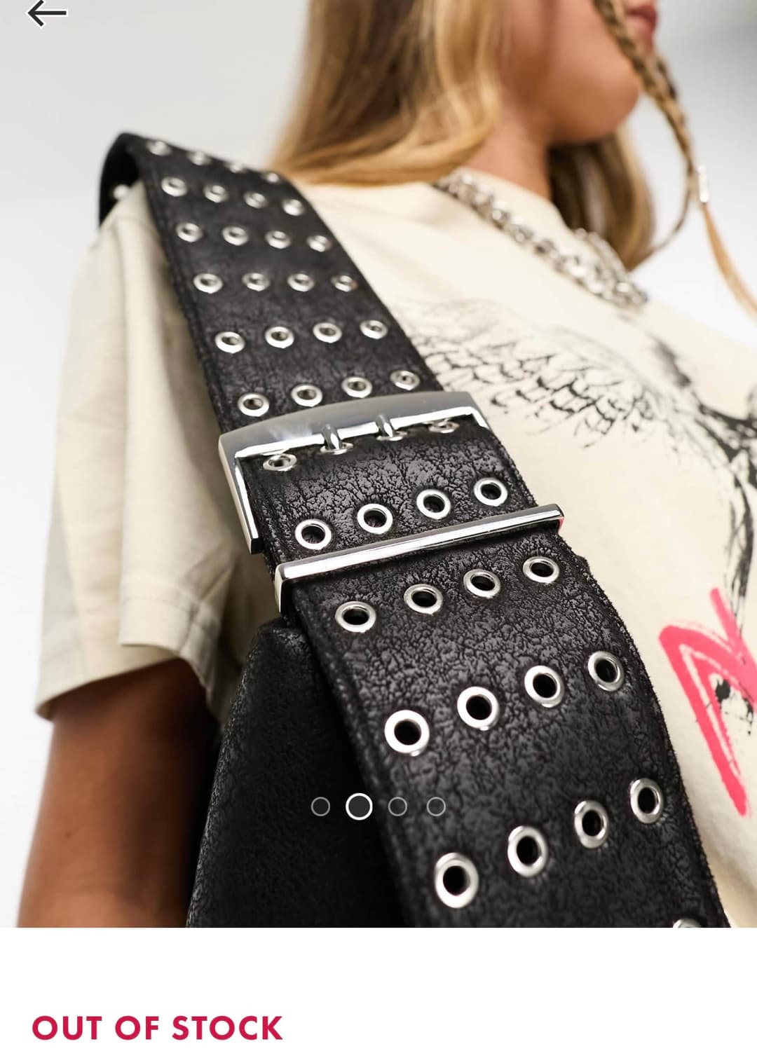 Weekday 크랙레더 숄더백 상품이미지2