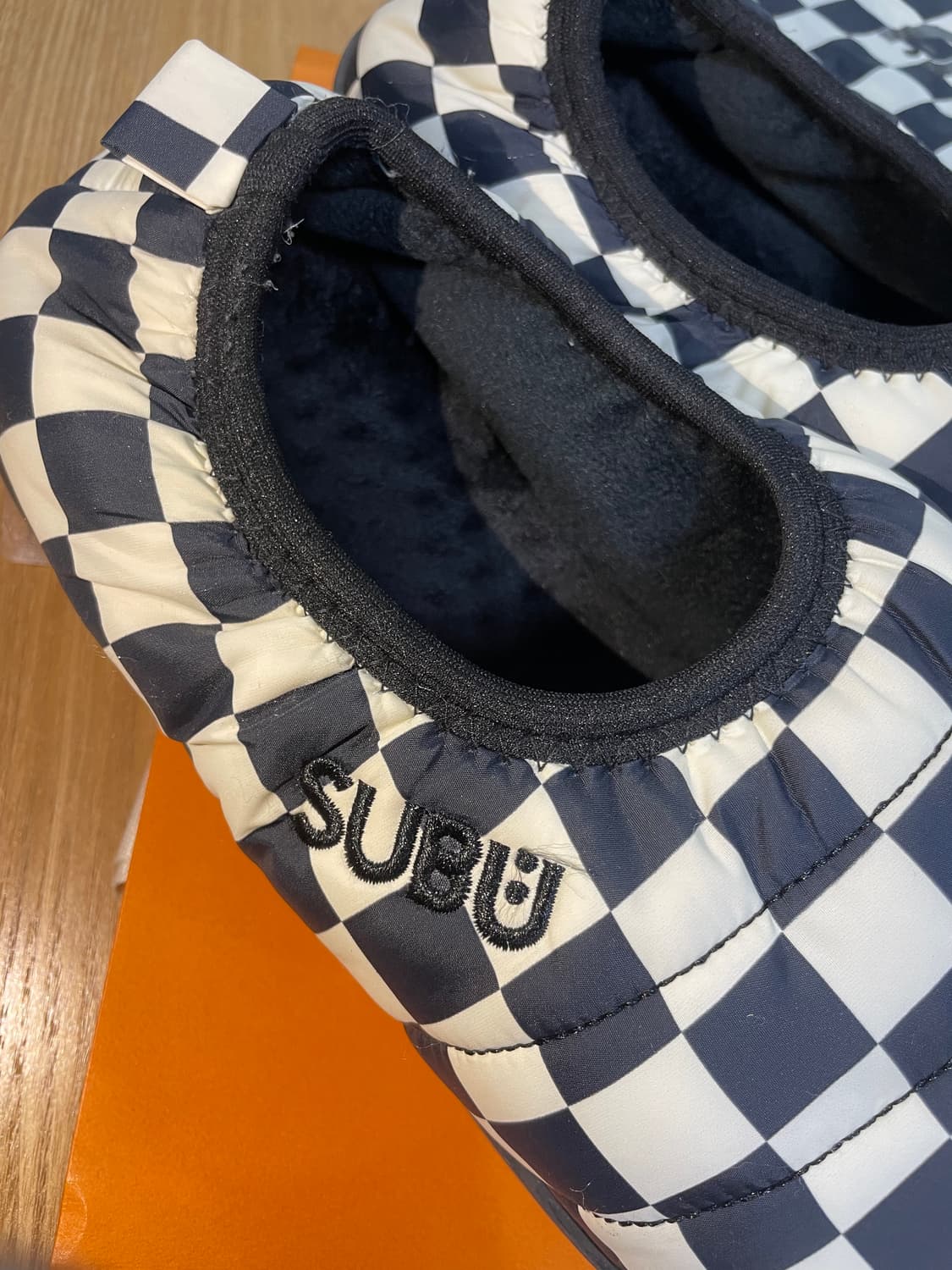 SUBU×ETC SEOUL 1사이즈 (250-260) 네이비×화이트 체커 상품이미지3
