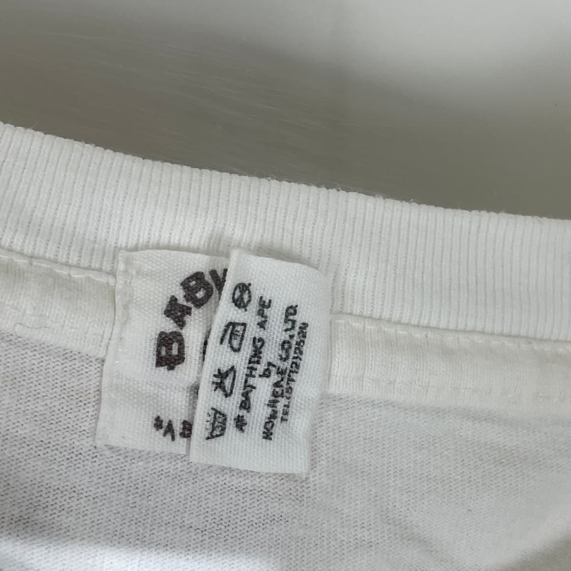 베이프 티셔츠 bape 마일로 로고 상품이미지3