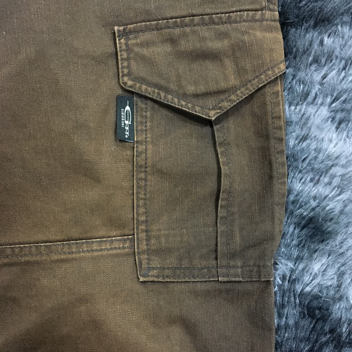 투티/0135 JPN 빈티지 브라운 워싱 카고팬츠 상품이미지4