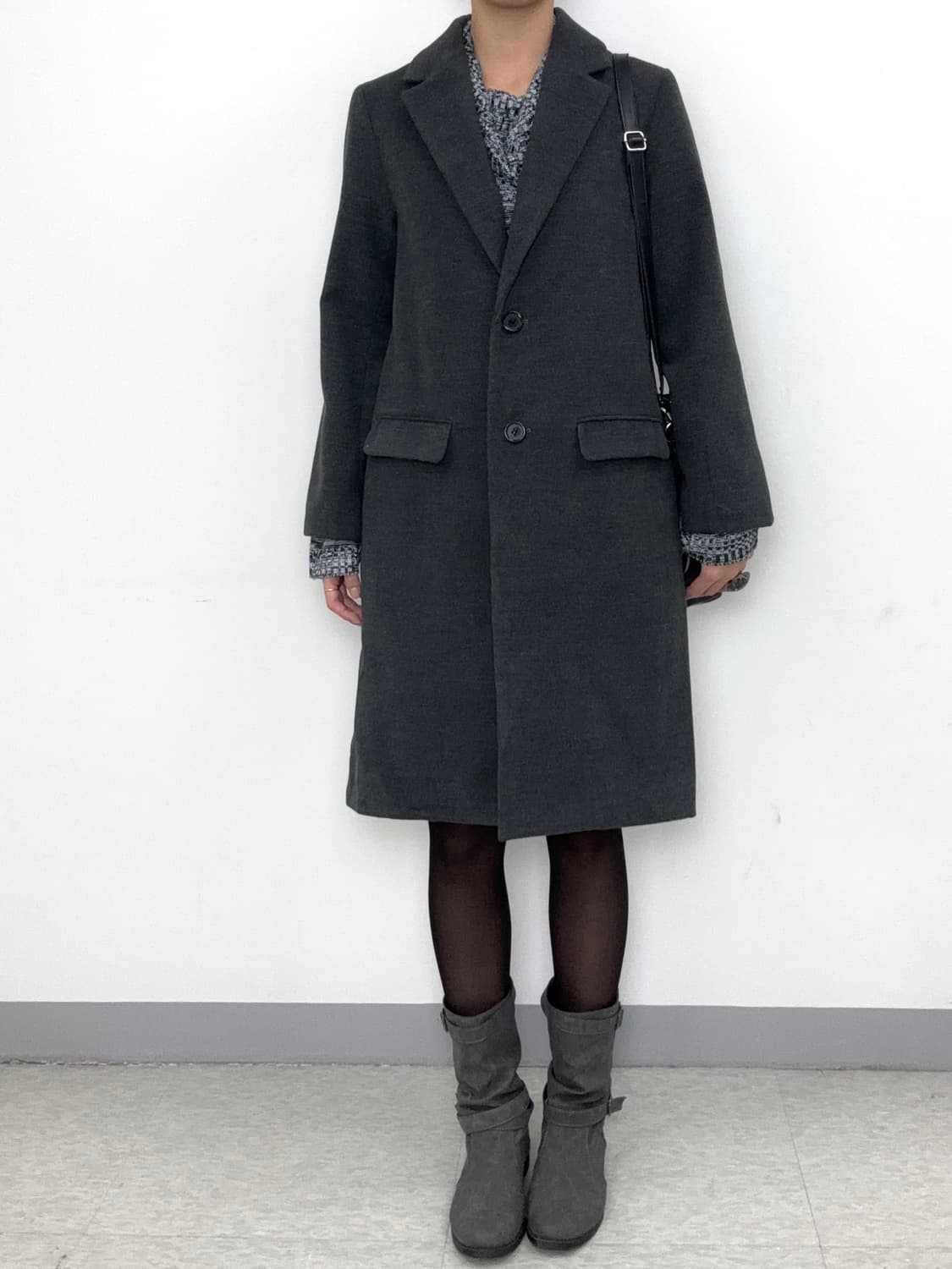 빈티지 그레이 싱글 코트 상품이미지2