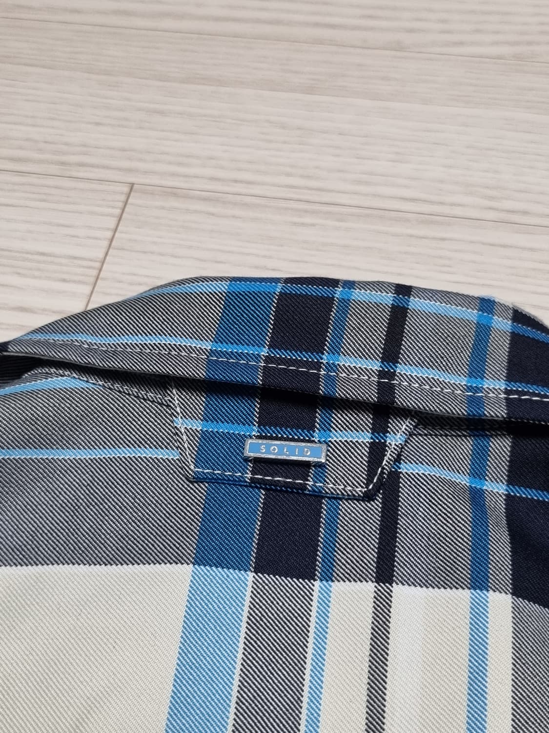솔리드옴므 체크셔츠 자켓 상품이미지6