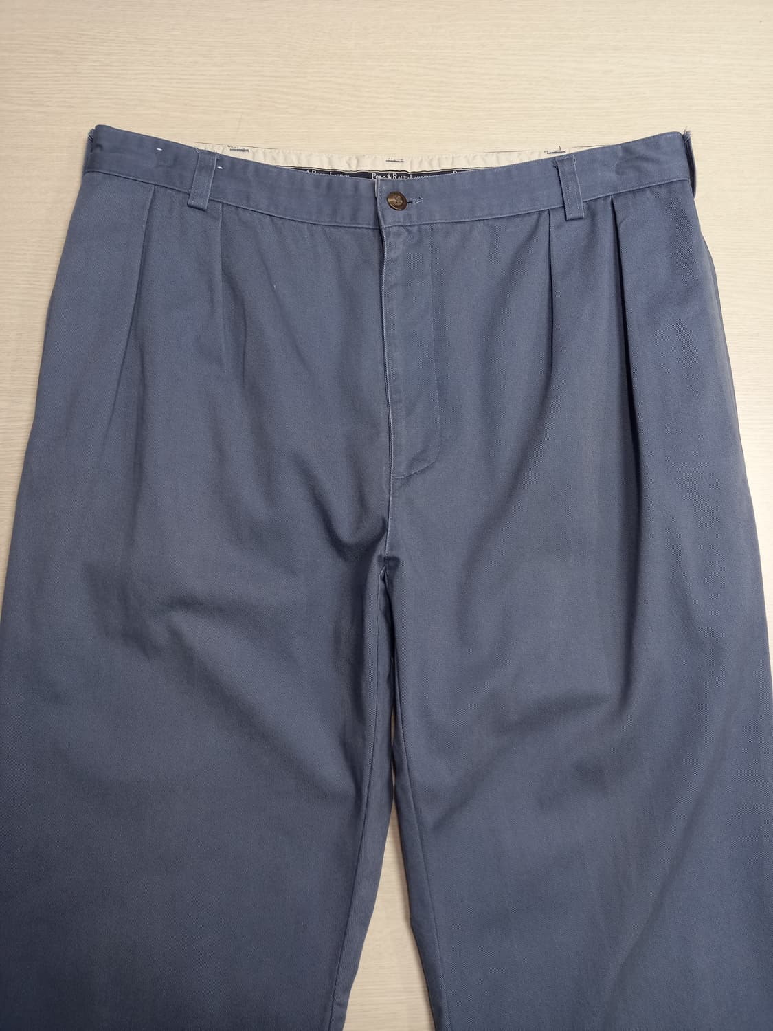 35 POLO RALPH LAUREN 투턱 치노 챠콜블루 35-230 상품이미지3