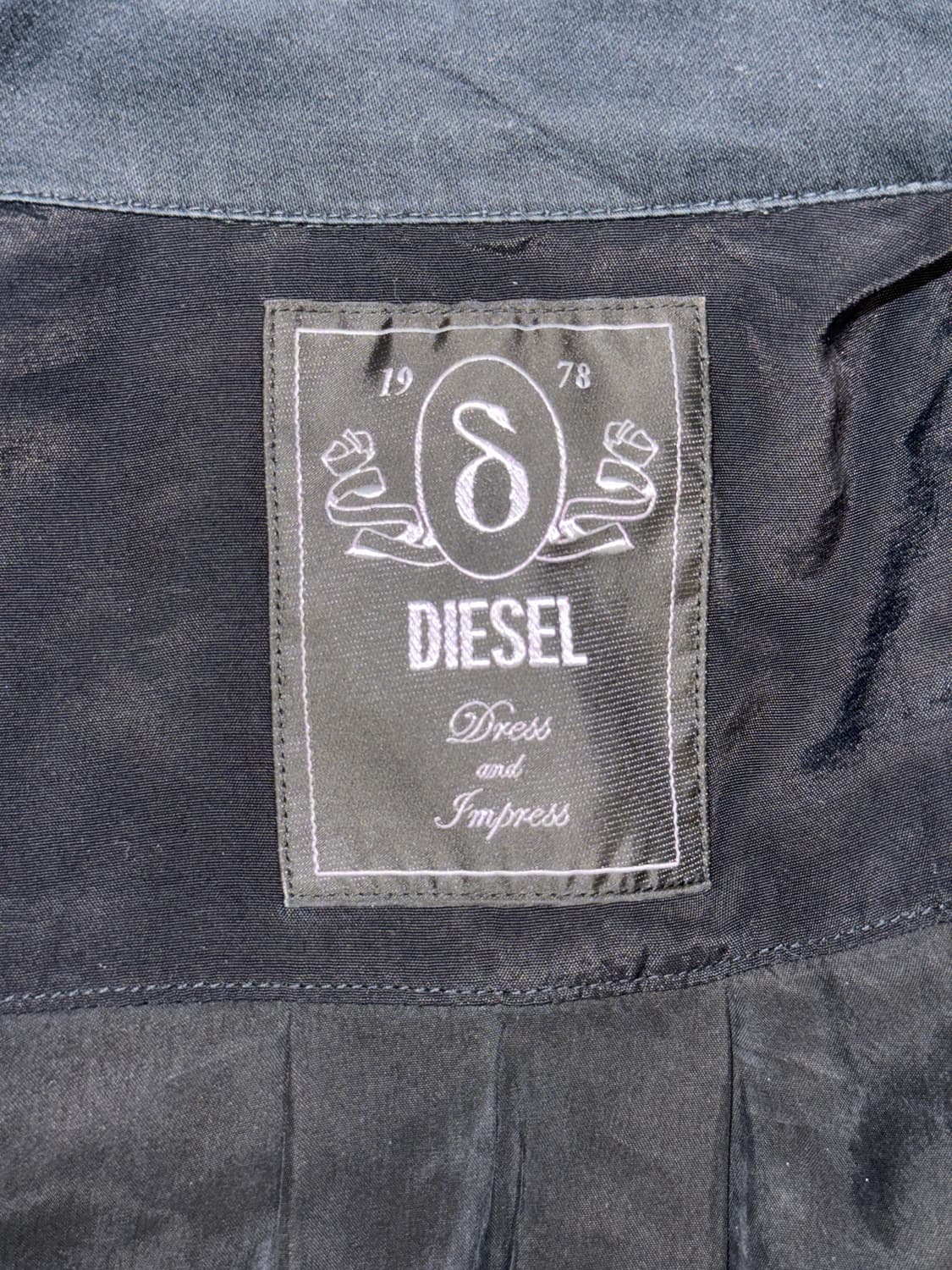 DIESEL black satin two ways balloon jk 상품이미지5