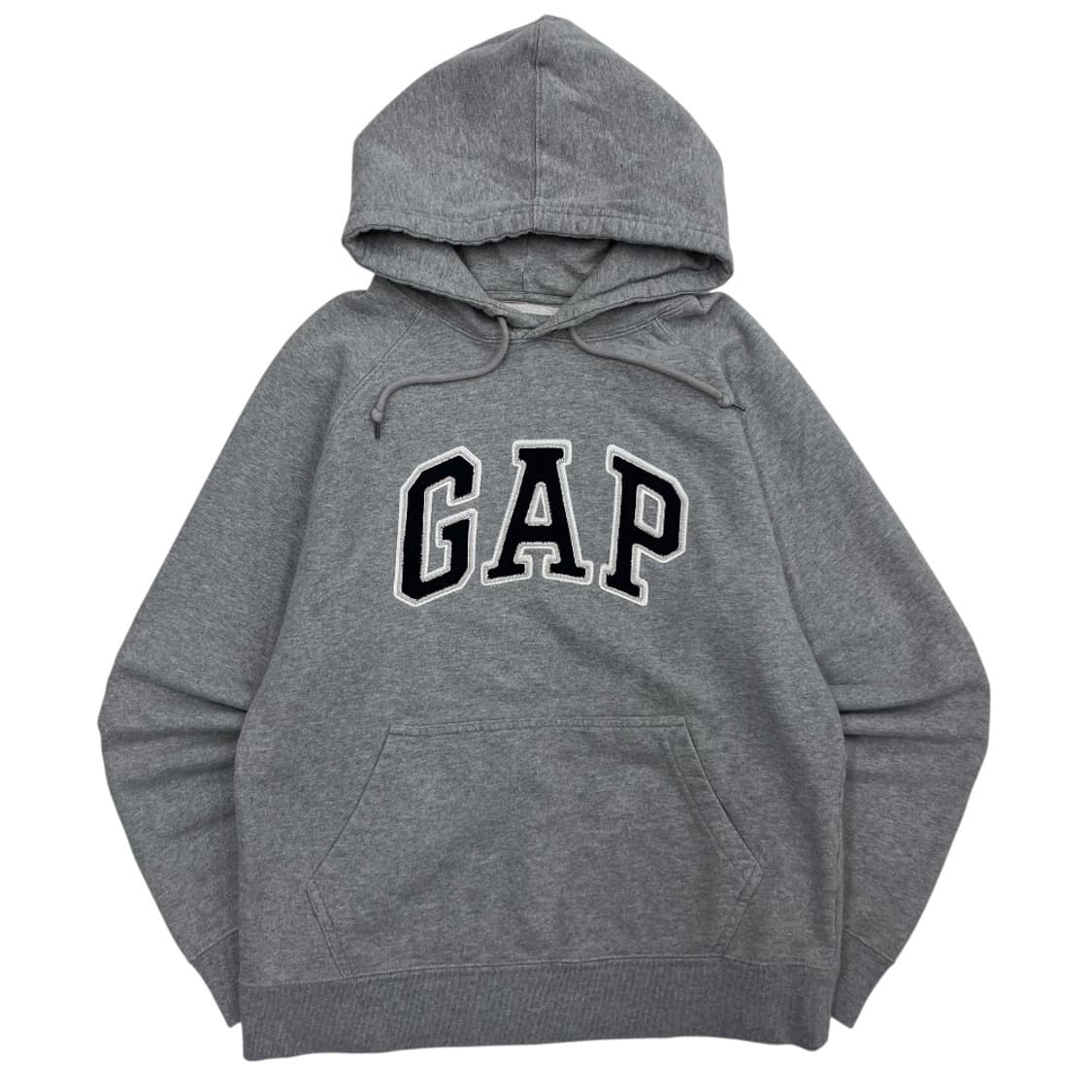 갭 센터로고 그레이 후드 M 상품이미지2
