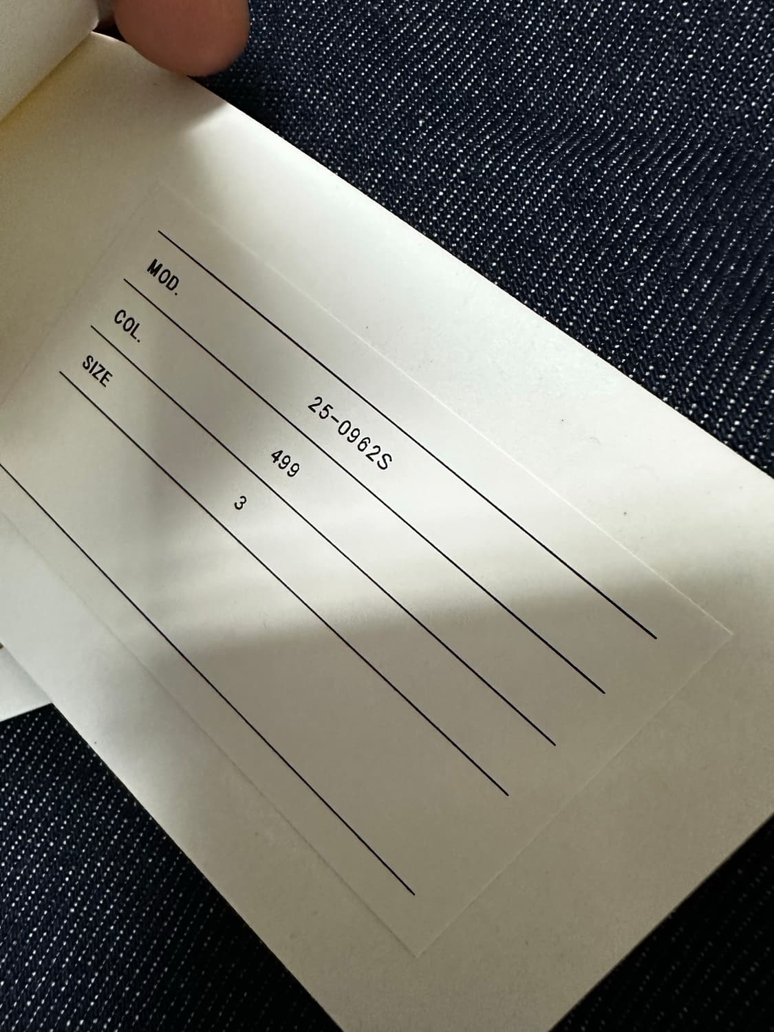 리바이스 사카이 데님팬츠 인디고 34 상품이미지5