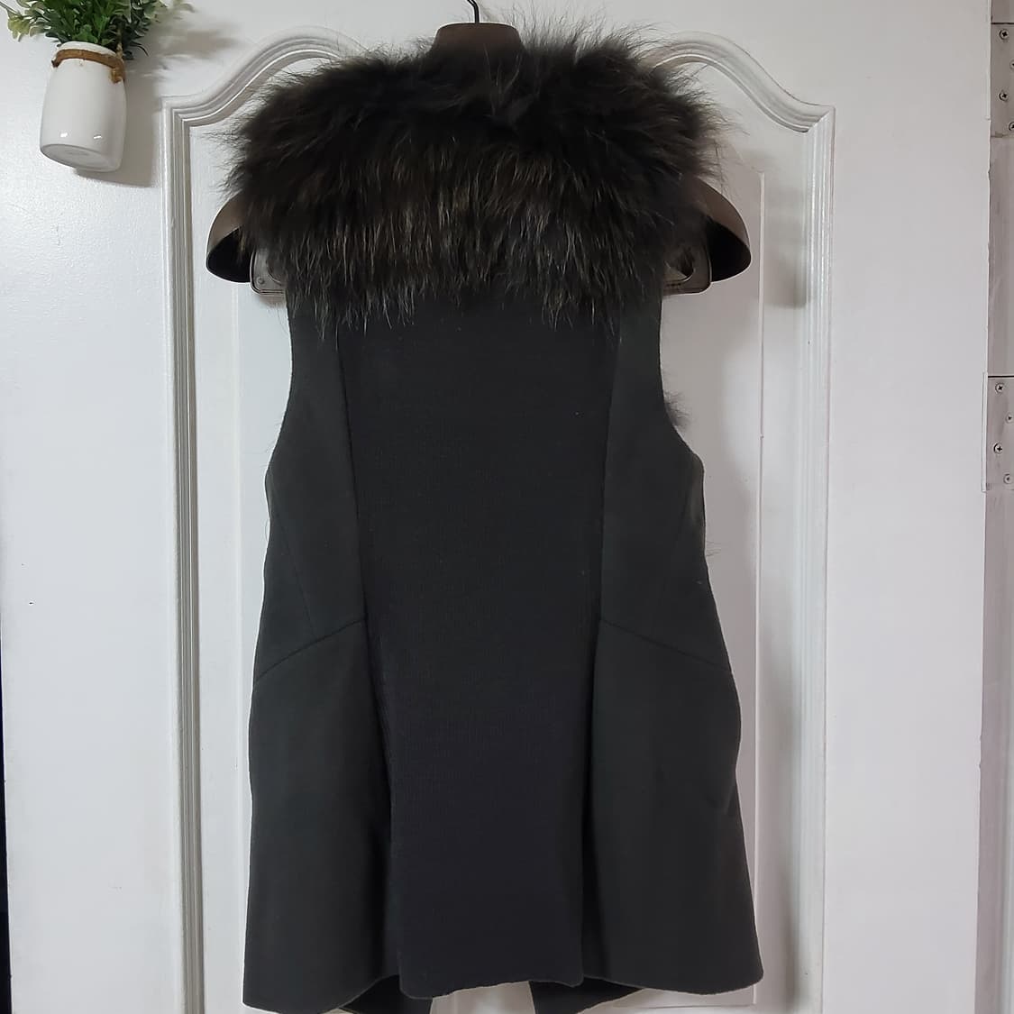 sj wani 손정완 천연 라쿤털 조끼 베스트 44~55 상품이미지4