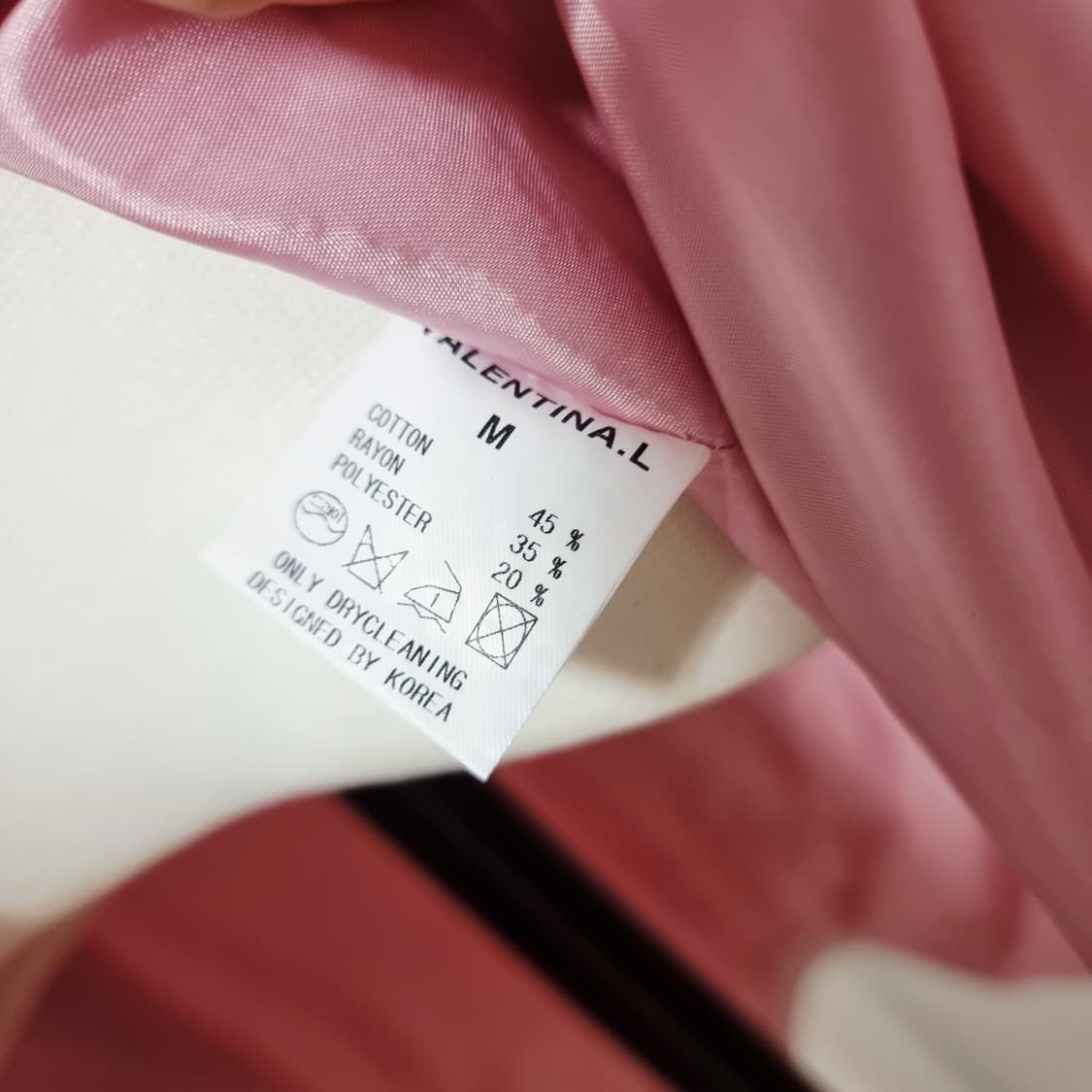 VALENTINA.L 발렌티나엘 트위드 코트형 원피스 (55) 상태최상 상품이미지8