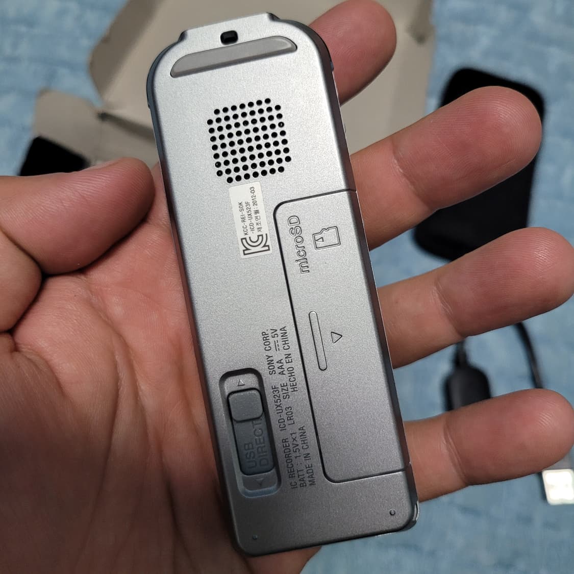 소니 IC 보이스레코더 UX523F 4GB 상품이미지4