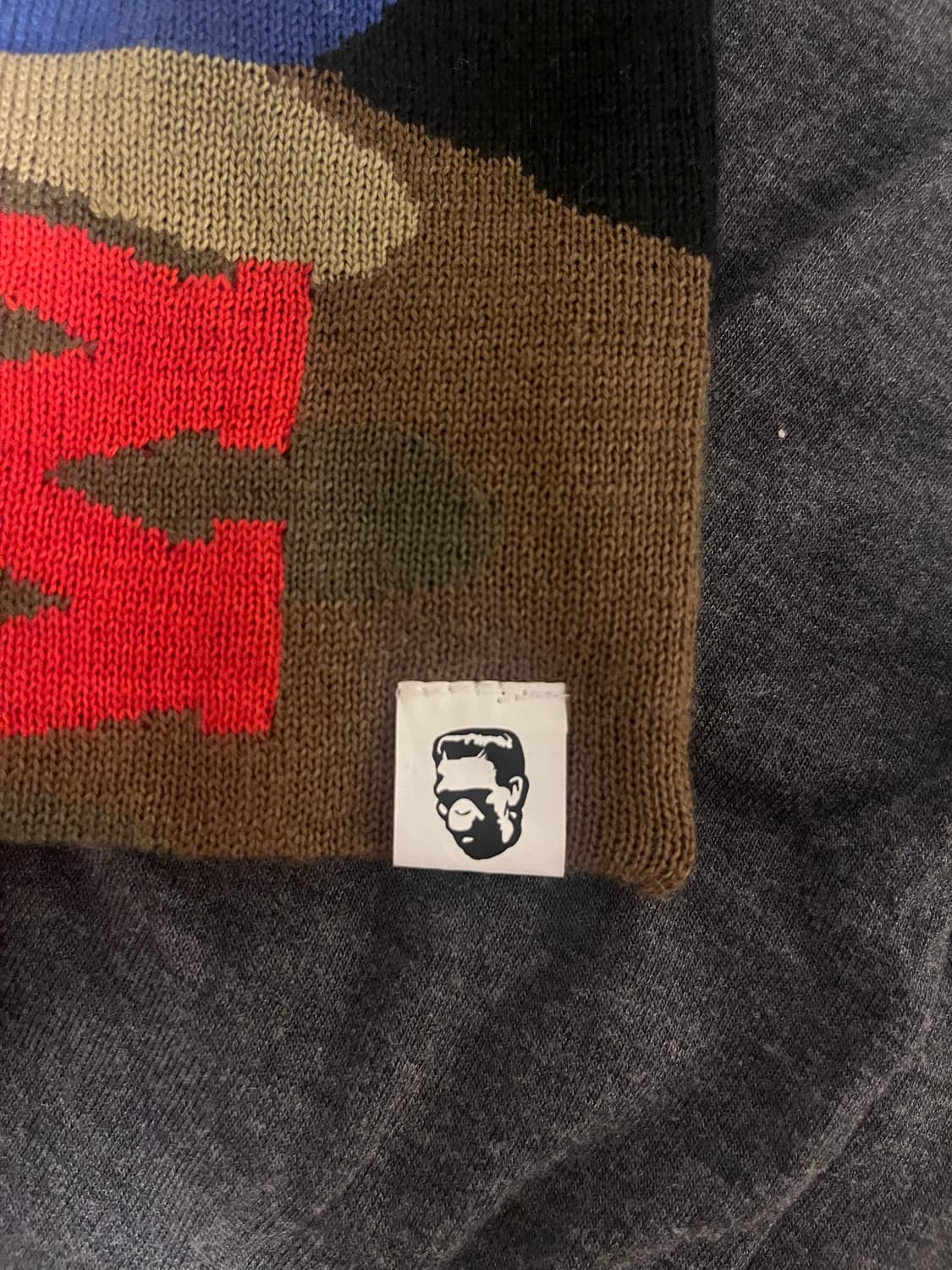 BAPE 1st Shark Knit Cap Black 상품이미지3