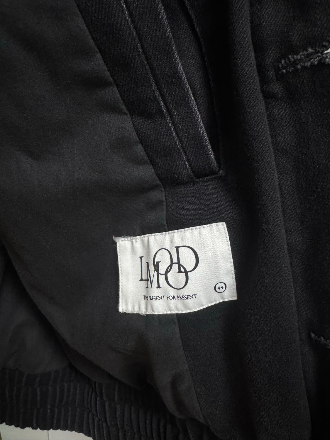 엘무드 브러쉬드 흑청데님 블루종 44 95 상품이미지6