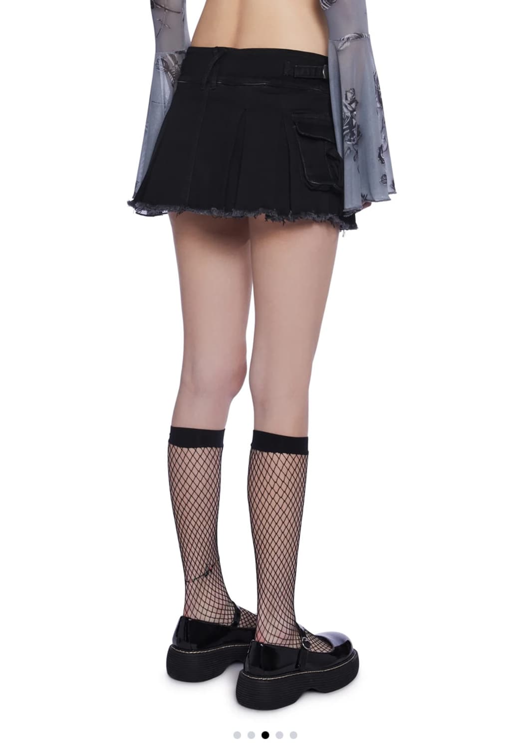 (택있는새상품) 에스파 지젤 착용 Dollskill 돌스킬 카고 스커트  상품이미지5