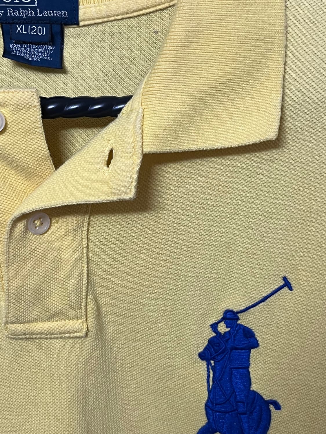 폴로 빅포니 옐로우(보이즈 xl) 상품이미지5