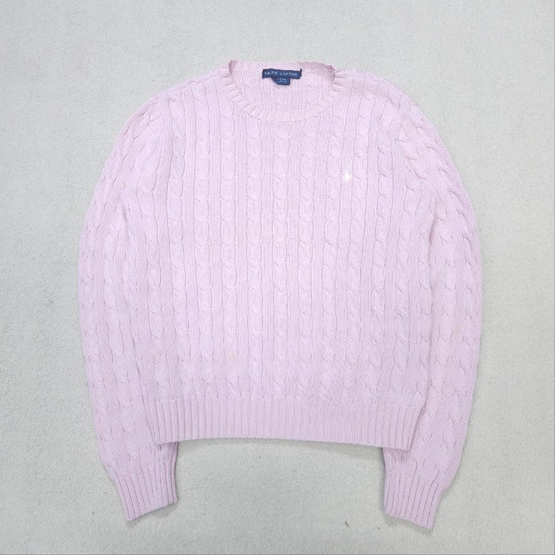 폴로 랄프 로렌 여성 케이블 니트 L 상품이미지1