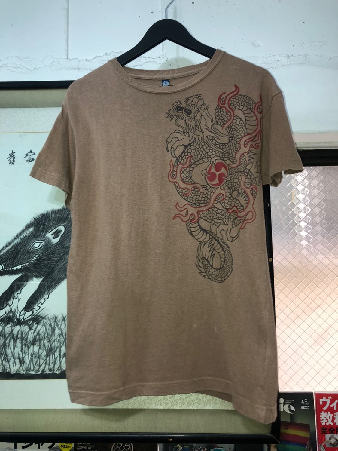 OLDMILLS Dragon Printng Half Sleeve - M 상품이미지2