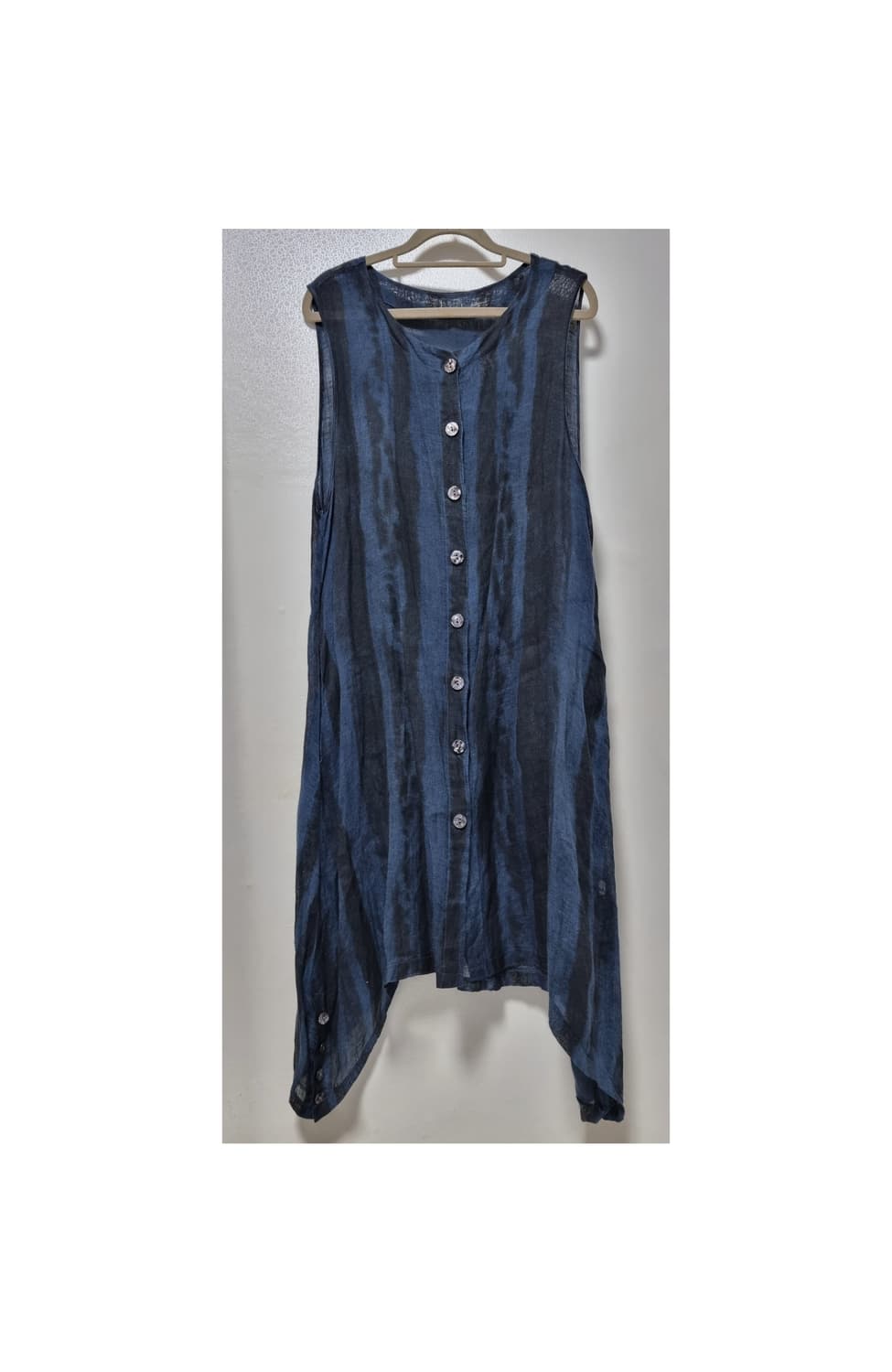 BRISA 마 민소매 모시 롱 가디건조끼 상품이미지1