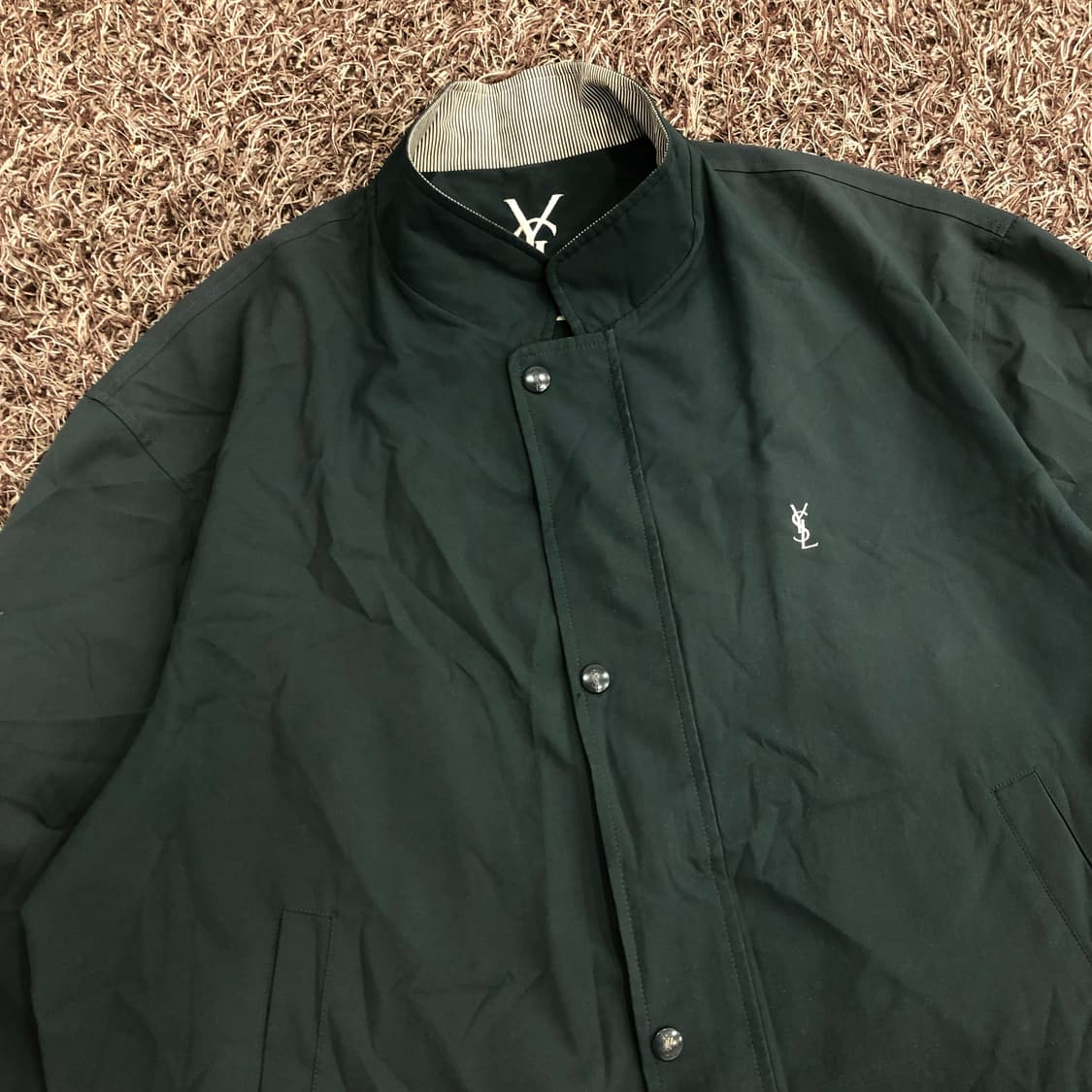 입생로랑 아카이브 폴리쉘 블루종 자켓  상품이미지2