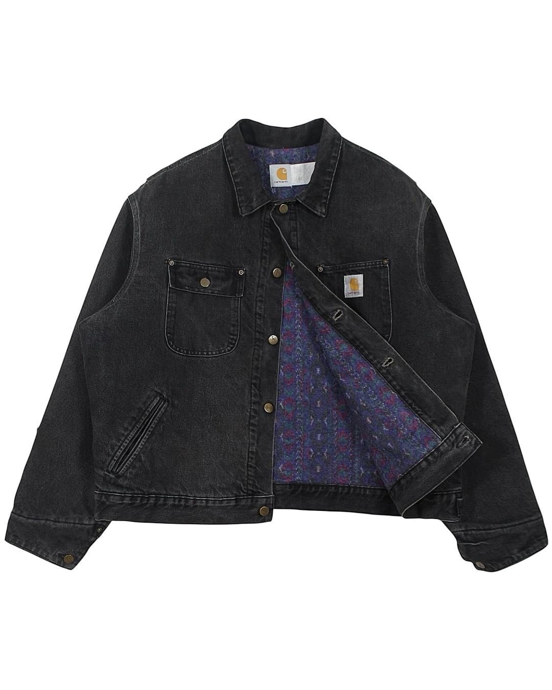 93-95 USA 칼하트 JB1065 더블 블랙 사우스웨스트 초어 자켓 상품이미지1