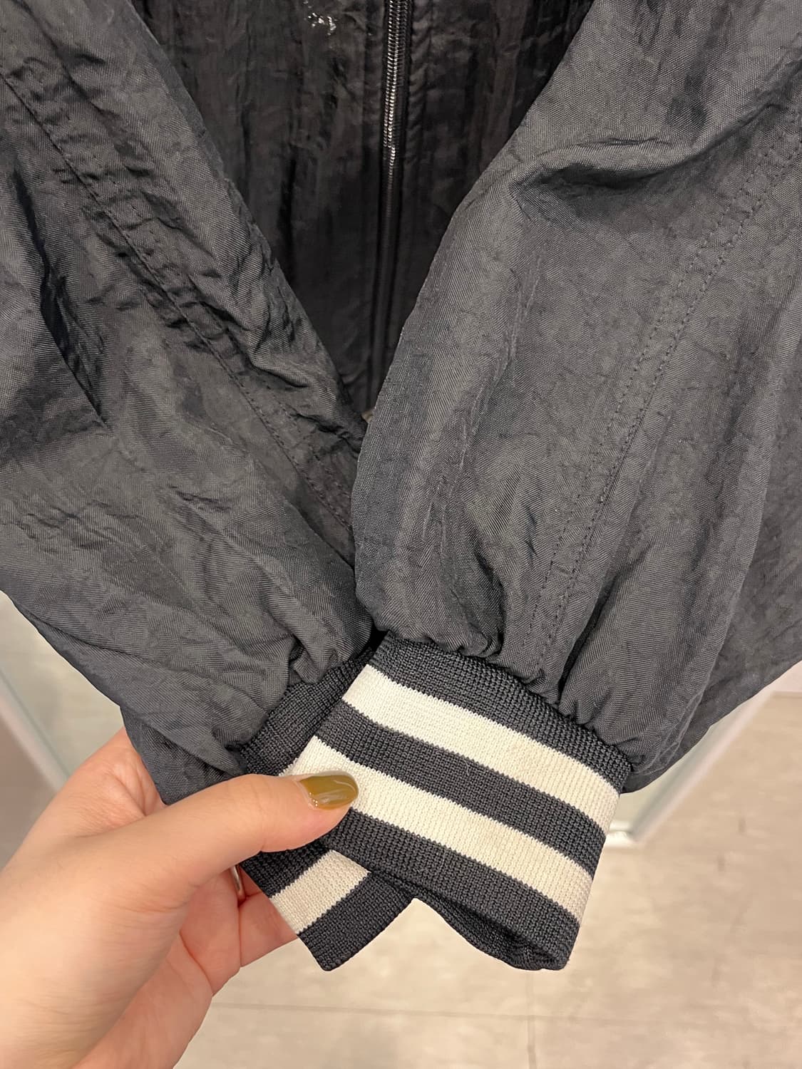 80-90s Adidas 아디다스 파이어버드 스펠아웃 봄버 집업 자켓 상품이미지4