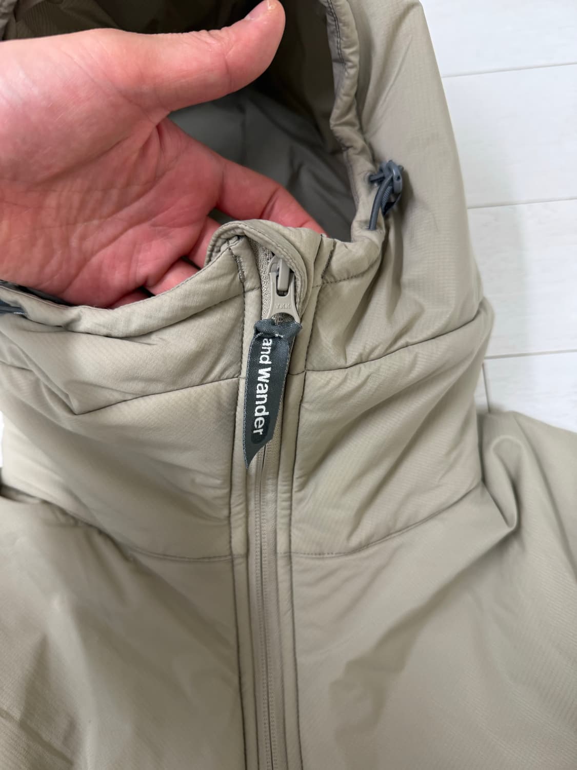 한글텍) 앤드원더 탑 플리스 자켓 L 사이즈  리테일가 739,000원  상품이미지4