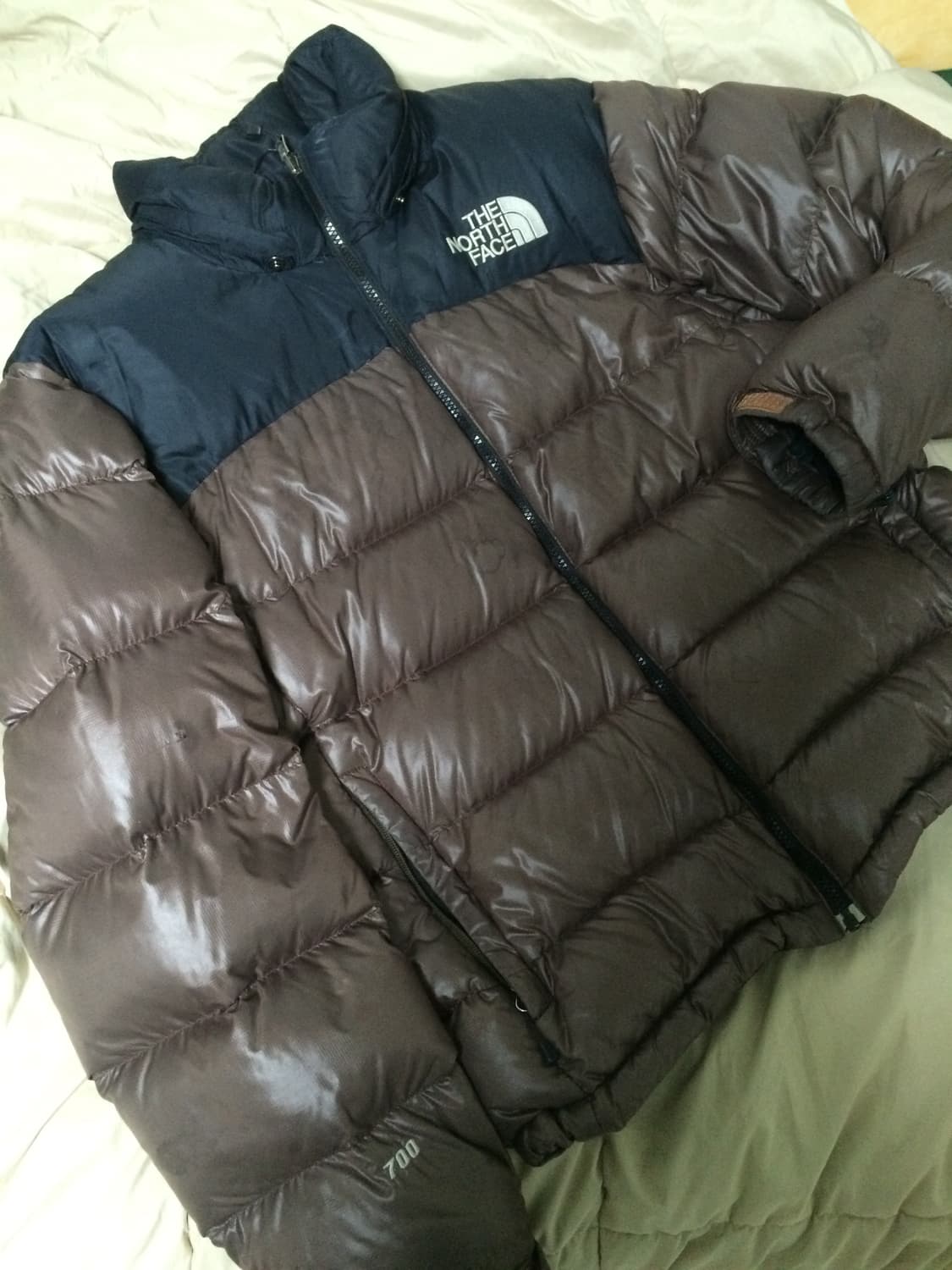노스페이스 눕시 브라운 패딩(정품) 상품이미지1