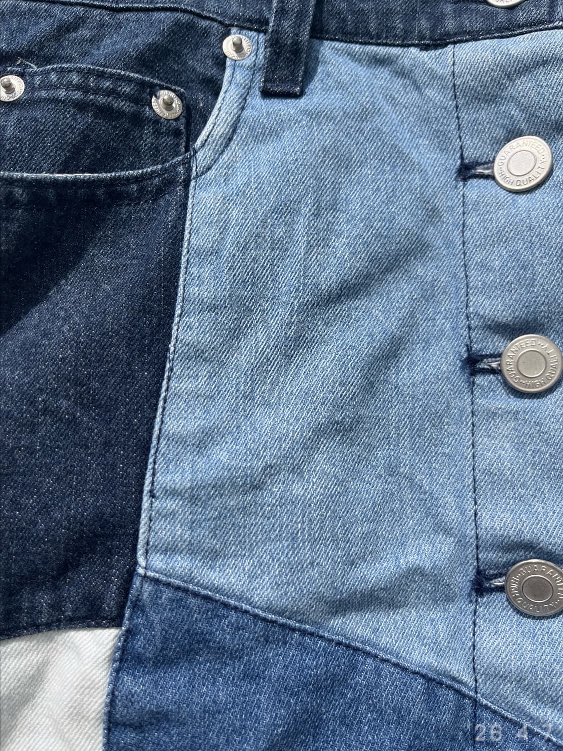 Patchwork Denim Skirt 패치워크 데님 스커트 상품이미지2