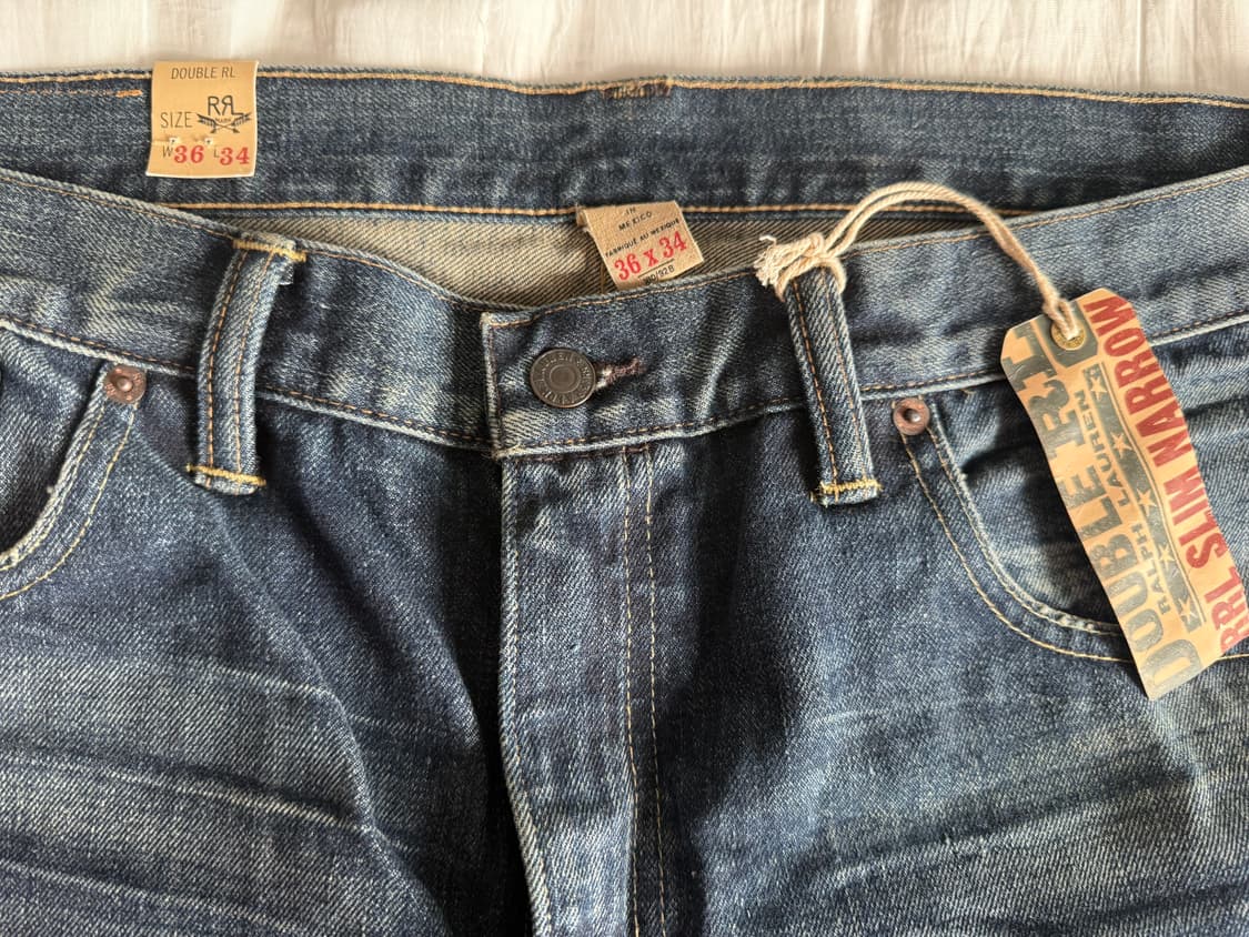 RRL(slim fit narrow)더블알엘 슬림네로우 36-34 상품이미지2