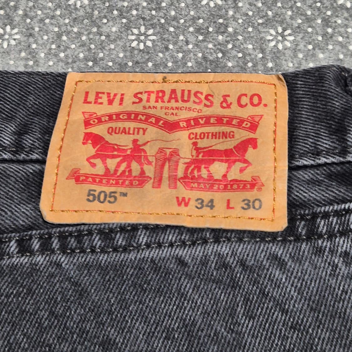 [34]리바이스 505 블랙 -419 상품이미지3