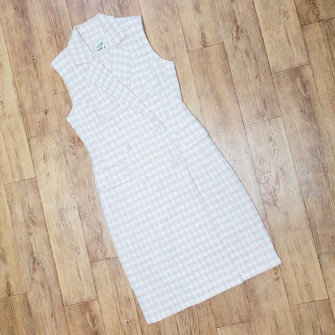 치유의옷장(CHEE U) 트위드베스트자켓 & 원피스 55-66 상품이미지3