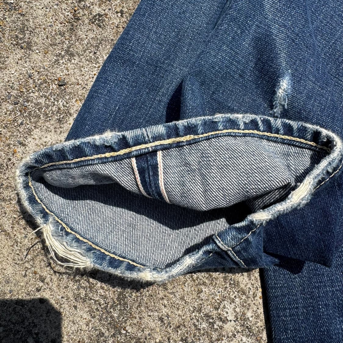 [32] Levis 리바이스 55501 셀비지 데님 팬츠 상품이미지7