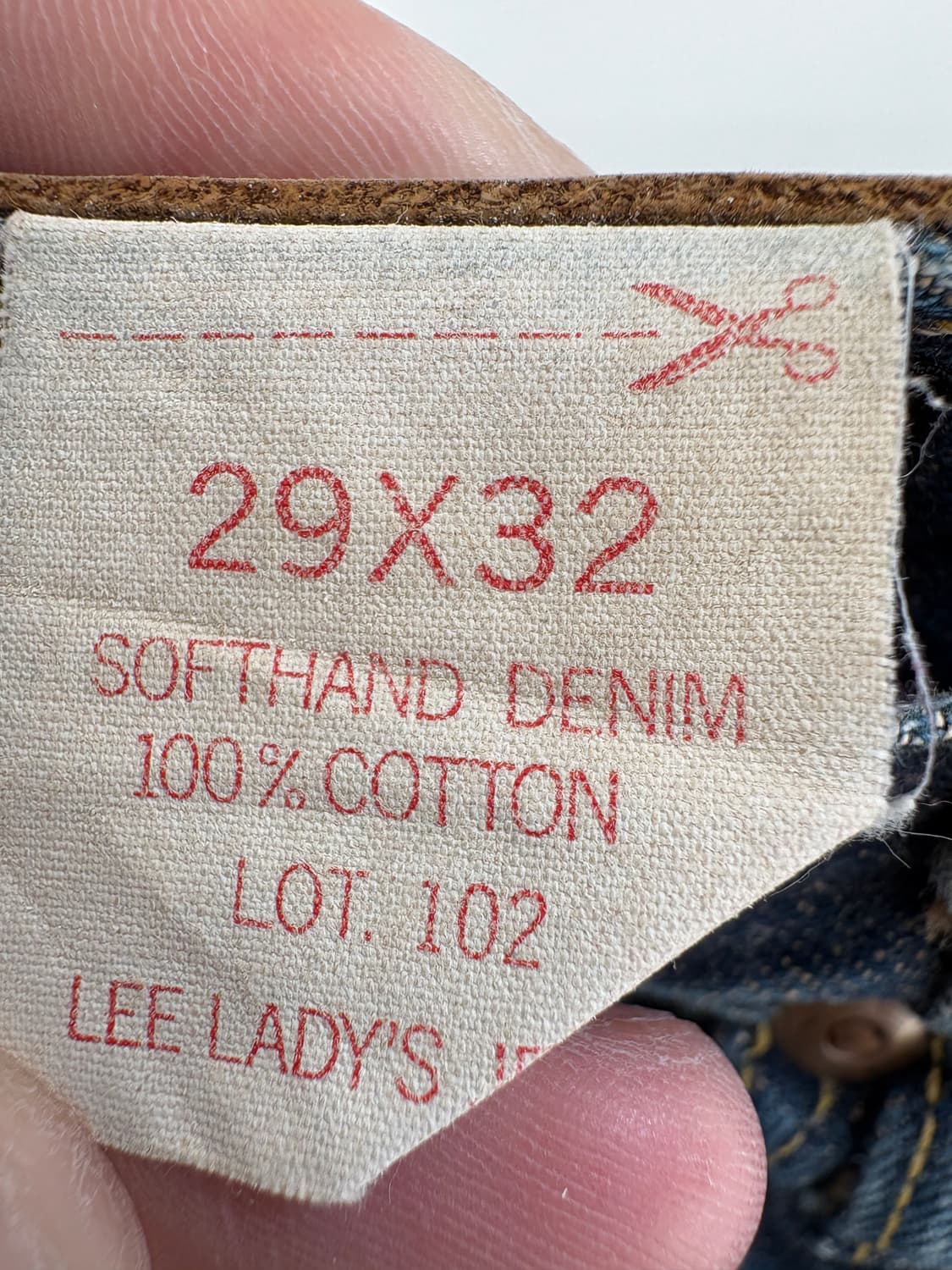 LEE (Made in Japan) 데님팬츠 상품이미지7