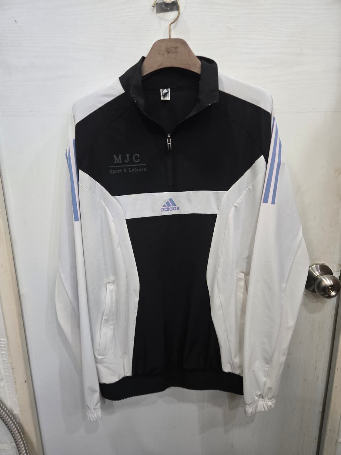 100,L)) adidas 아디다스 반집업 긴팔티셔츠! 디자인 짱이뻐요 상품이미지1