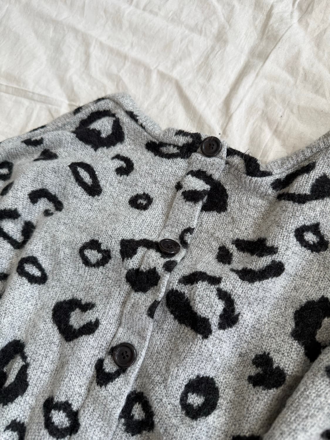 잉그니 호피 갸루 니트탑 상품이미지6