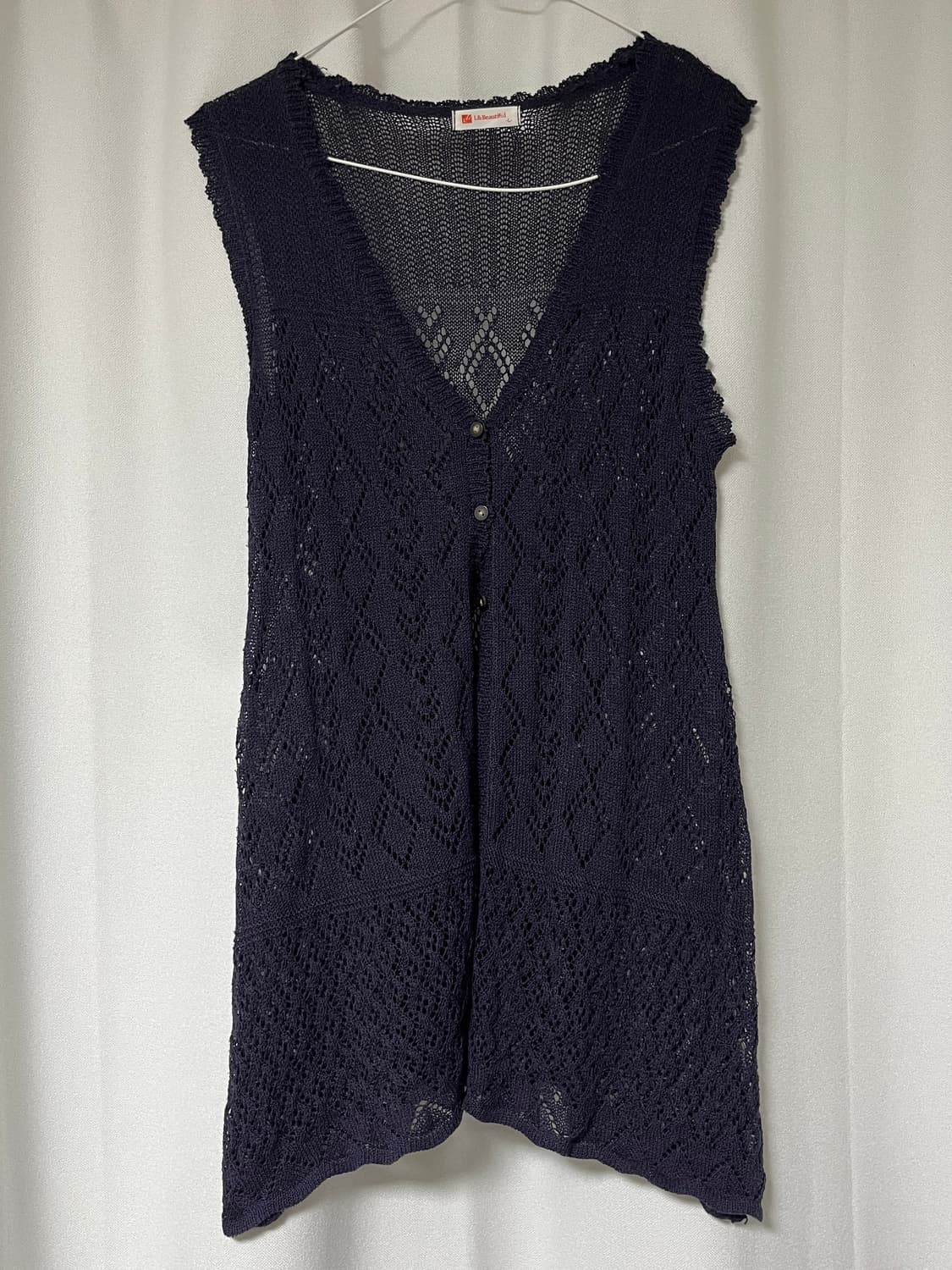 빈티지 니트 조끼 상품이미지1