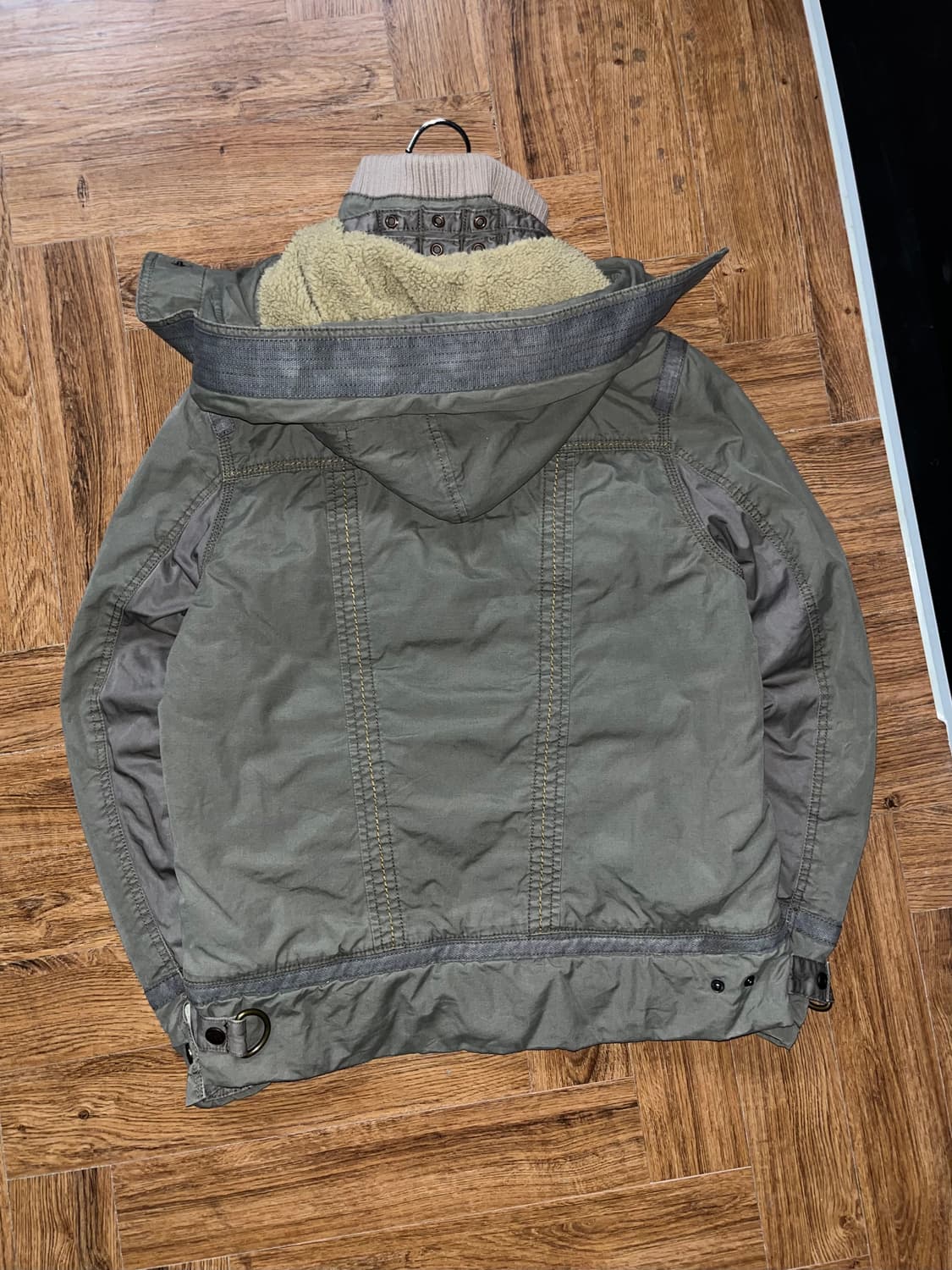 밀리터리 디테일 후드 점퍼 상품이미지6