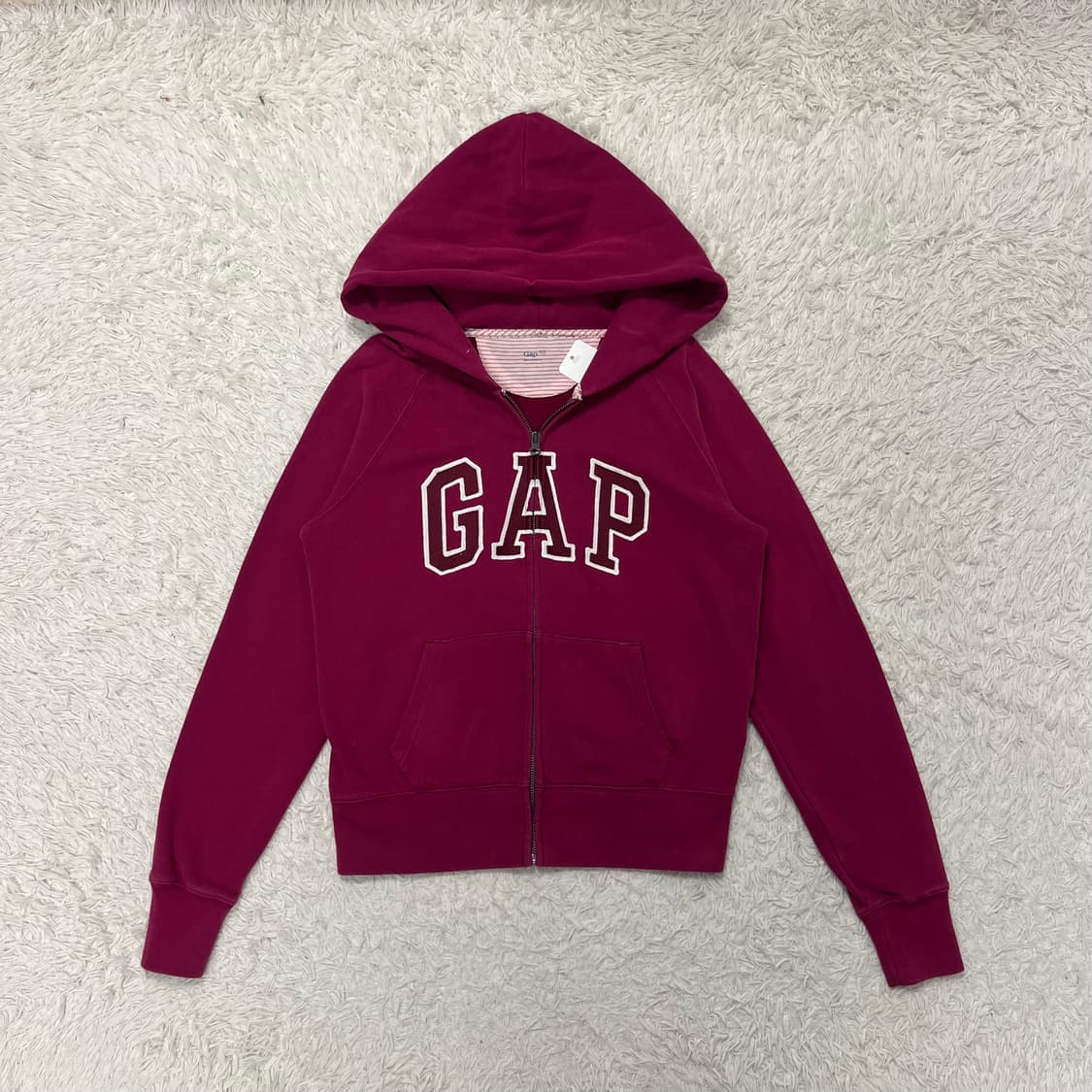 Gap magenta pink zip-up hoodie 상품이미지4