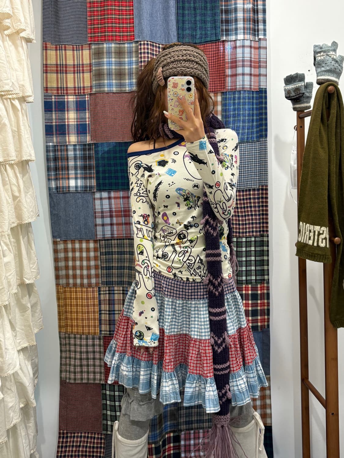 히스테릭글래머 패턴 롱슬리브 상품이미지4