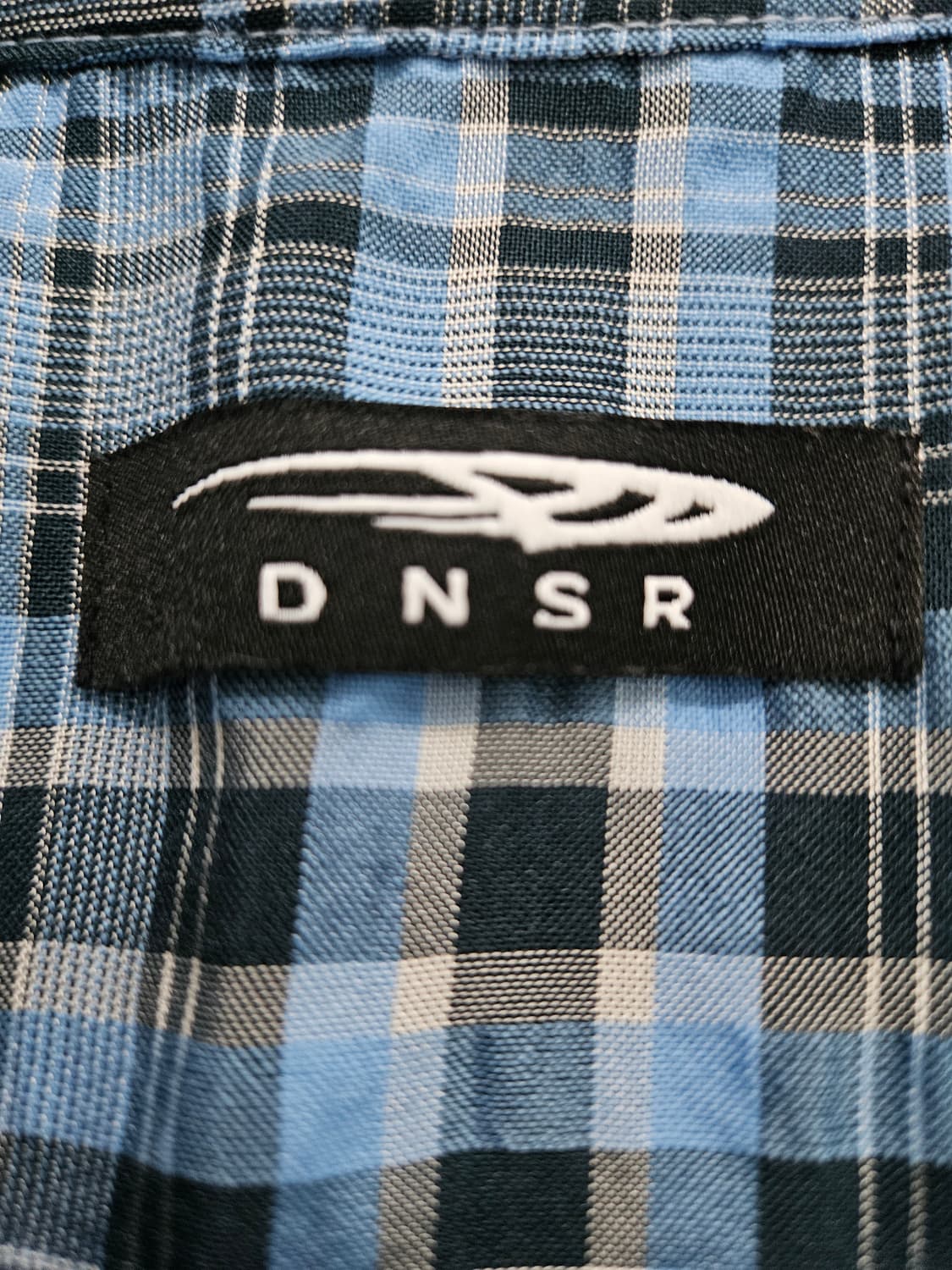 DNSR 오버사이즈 체크 셔츠 블루 xs 상품이미지6