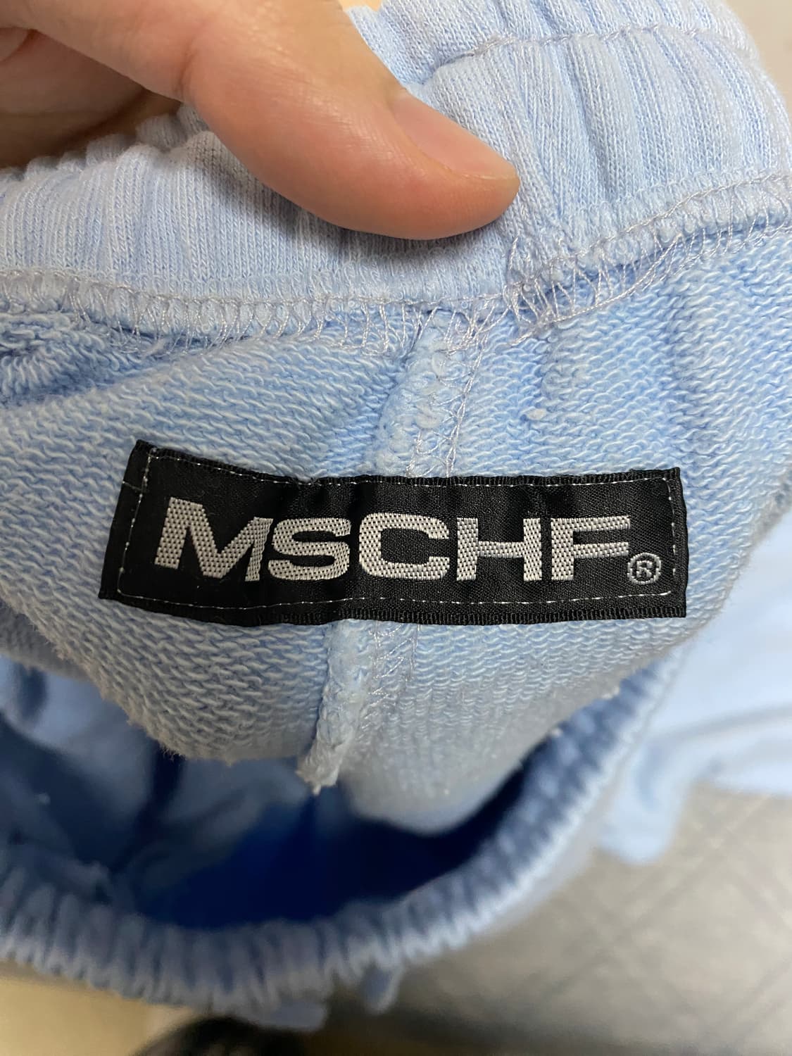 미스치프 조거 스웻팬츠 스카이블루 S 상품이미지3