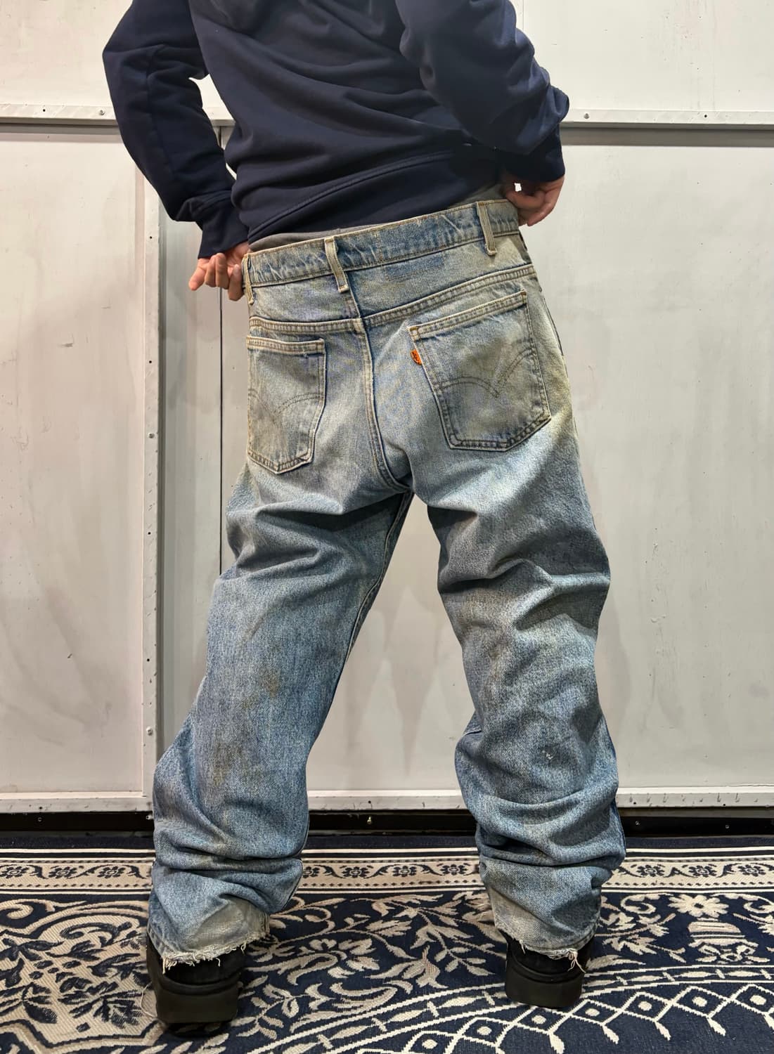 🇺🇸90s LEVIS 505 orange tab denim jeans 상품이미지2