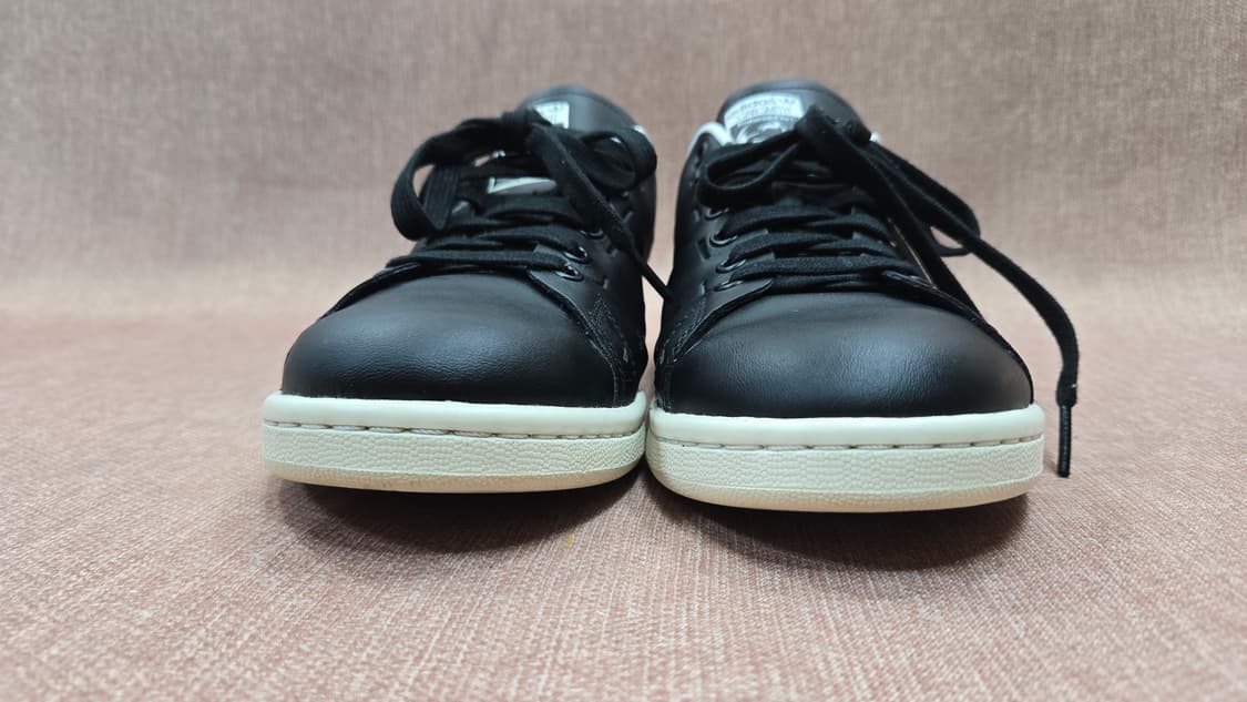 아디다스 270mm-  스탠스미스 블랙레더 스니커즈  운동화 상품이미지3