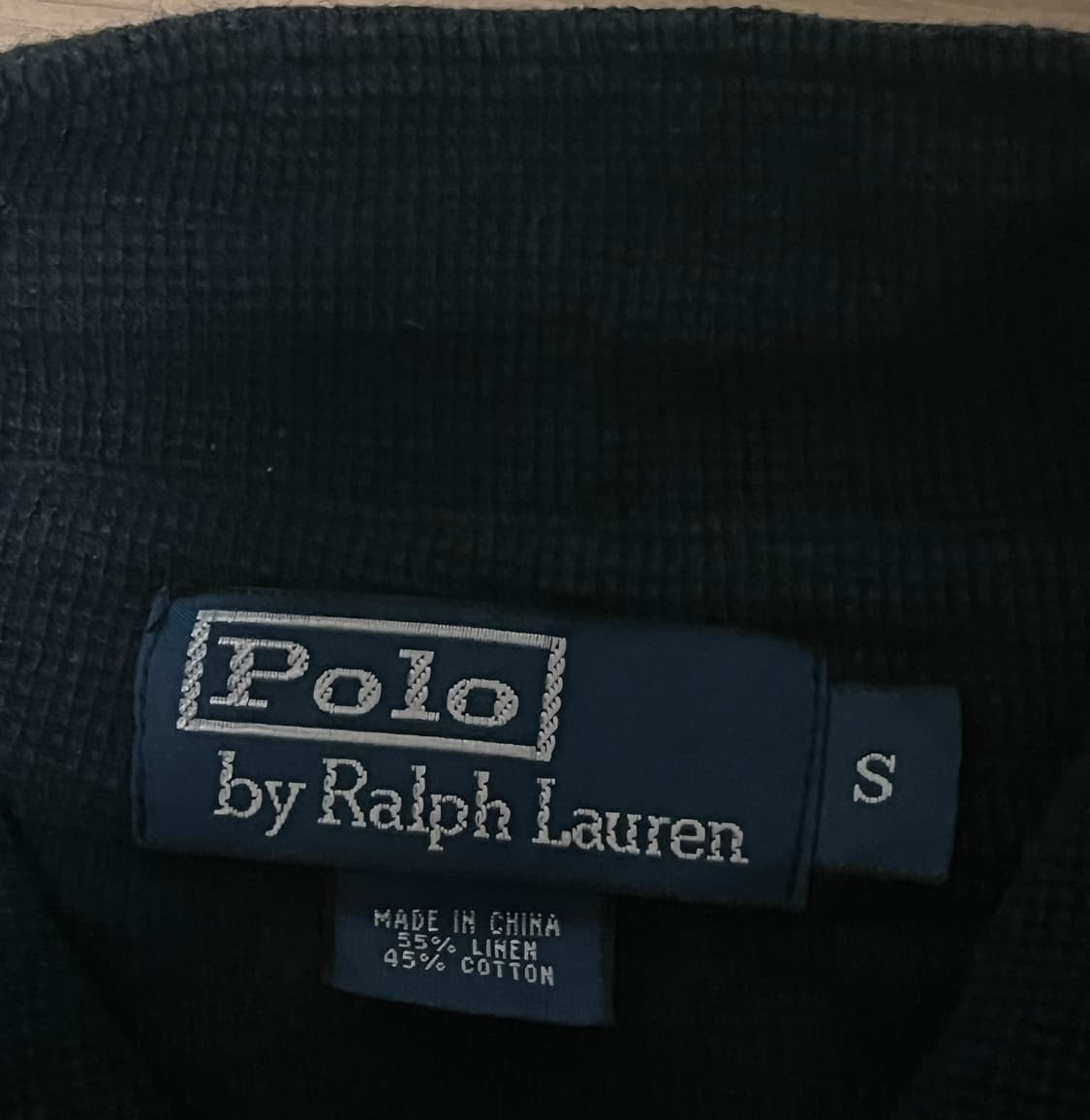 폴로 랄프로렌 블랙 반팔 카라티 S 상품이미지3