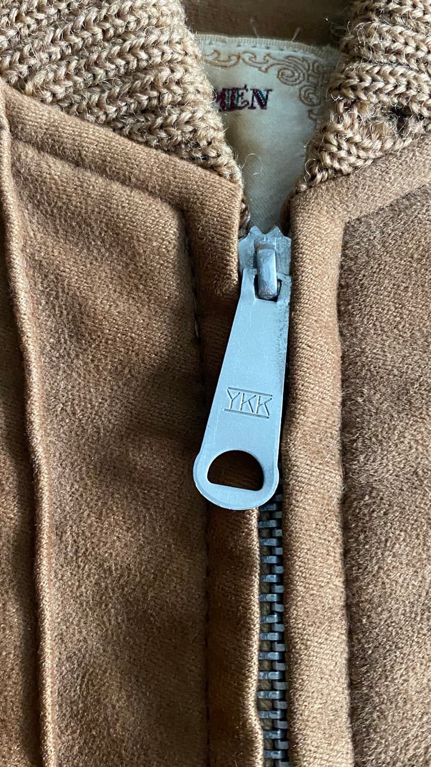 일본 빈티지 스웨이드 블루종(L) 상품이미지7