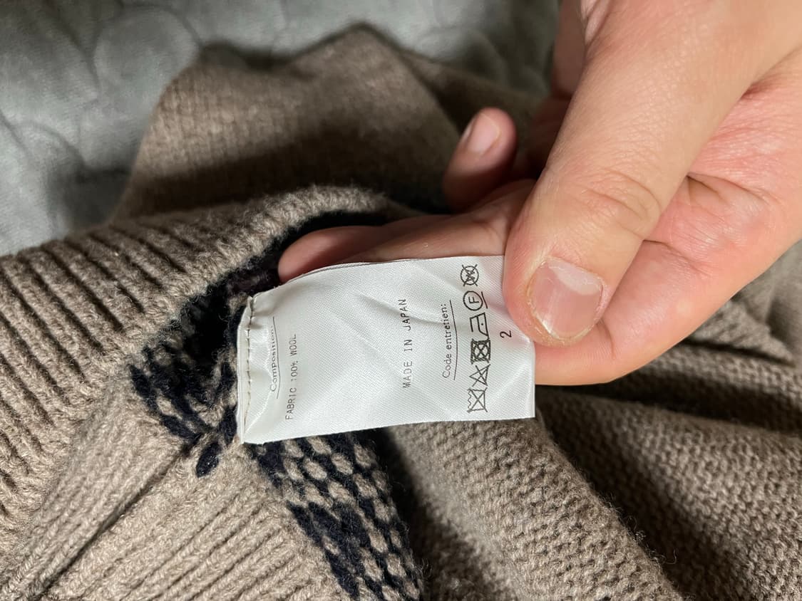 [2] HERILL 헤릴 노르딕 스웨터 베이지 상품이미지8