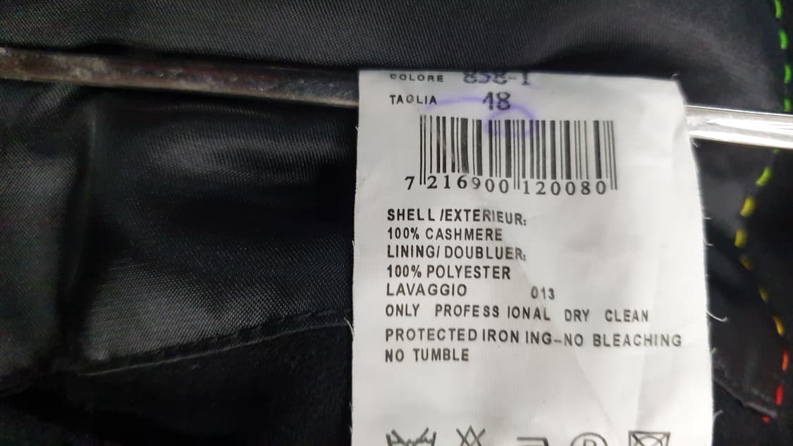정품 조르지오 아르마니 캐시미어 100%코트 48 상품이미지5