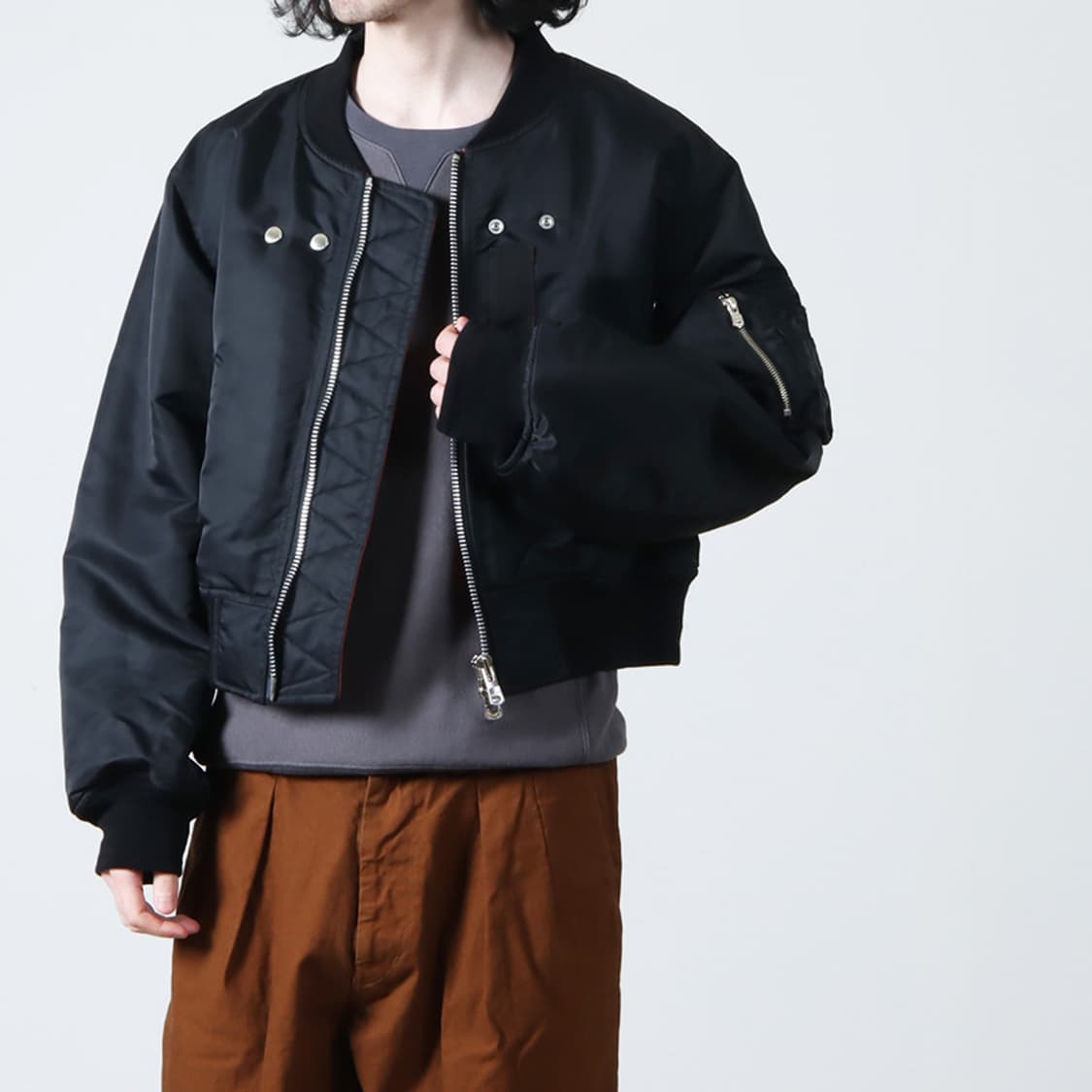 2way cropped bomber jacket 상품이미지10