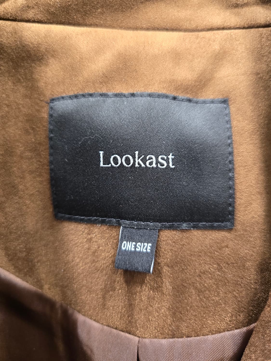 새상품) 룩캐스트 스웨이드 자켓 브라운  상품이미지9